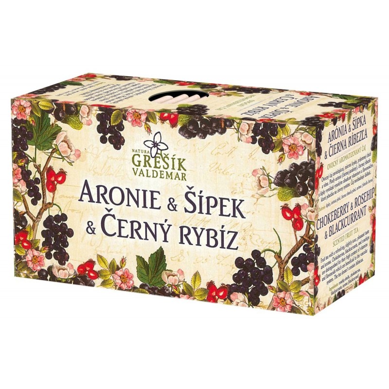 Čaj Aronie & Šípek & Černý rybíz Čaj Aronie & Šípek & Černý rybíz